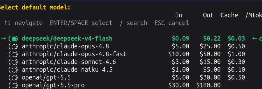 DeepSeek vs Anthropic pricing comparison