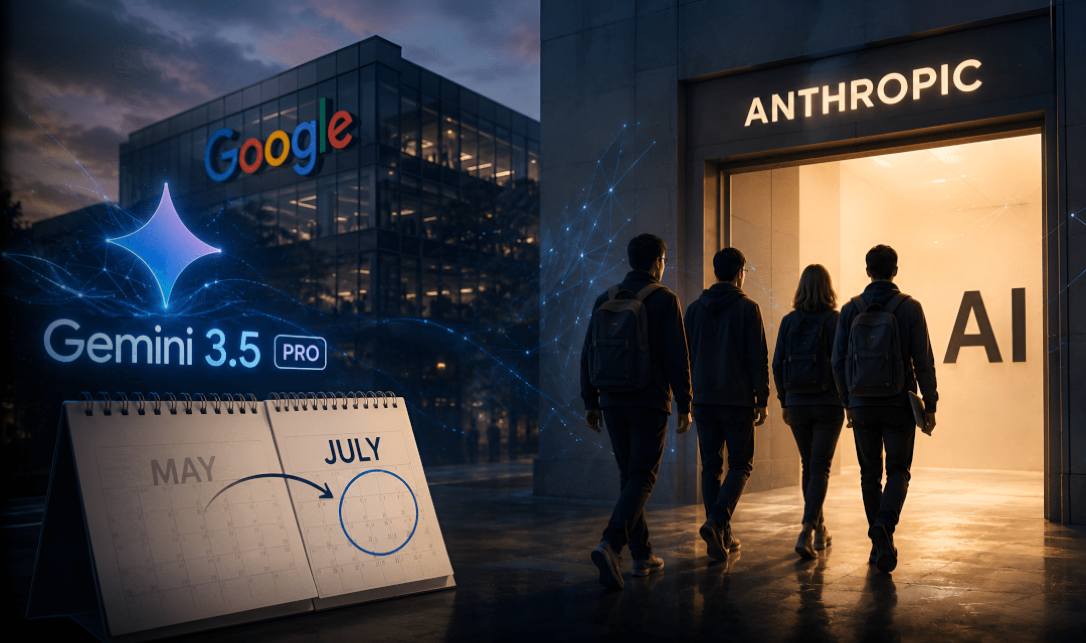 Gemini 3.5 Pro announcement at Google I/O May 2026
