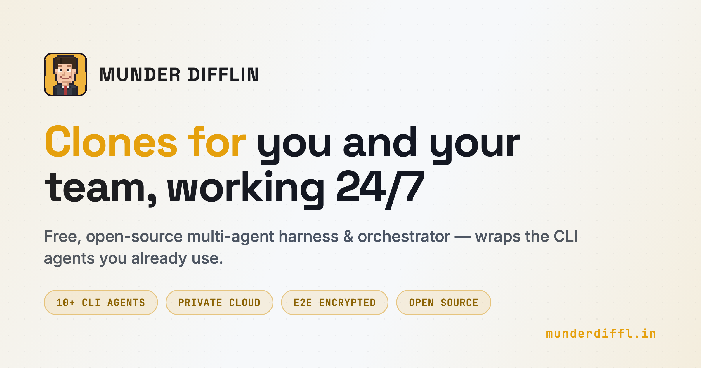Munder Difflin local multi-agent office